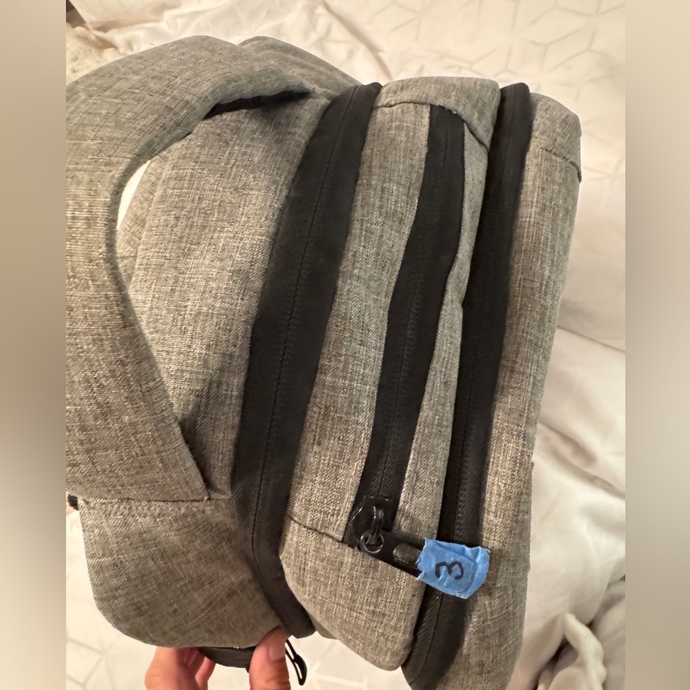 Hap Tim Grey Diaper Backpack Bag Euc - image 5